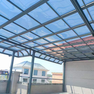 Cadre en alliage d'aluminium de type Y abri de voiture de garage d'hiver avec fenêtres Design moderne simple étanche - Product Image 5