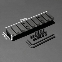 Support de lunette LWXC 5/8Slot pour montage arrière, base de viseur optique 21mm, accessoires tactiques de chasse