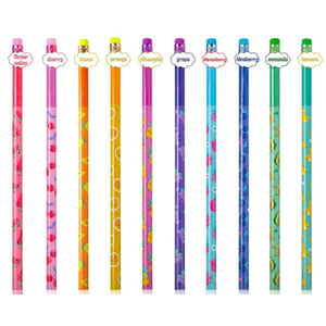 Gomme à effacer parfumée à l'odeur de fruits Crayons parfumés pour enfants Dessin Écriture Crayons parfumés pour cadeau promotionnel personnalisé - Product Image 3