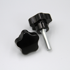 Bán Buôn Và Bán Lẻ Đen Bakelite Năm Sao Xử Lý Chịu Nhiệt Cơ Khí Kẹp Năm Cánh Sao Hình Dạng Tay Nắm Tay Núm - Product Image 3