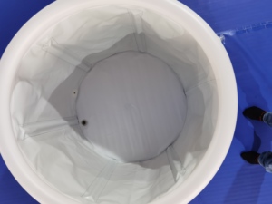 75*75cm <span class=keywords><strong>bain</strong></span> chaud <span class=keywords><strong>bain</strong></span> de glace gonflable pliable portable assis baignoire - Product Image 6