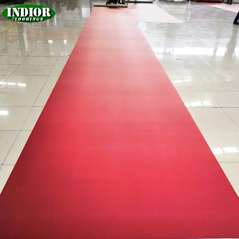 ITTF table tennis 4.5mm red cloth grid pattern pingpang pvc floor covering mat Russia