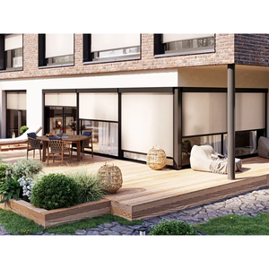 <span class=keywords><strong>Persianas</strong></span> enrollables motorizadas <span class=keywords><strong>de</strong></span> metal, impermeables, resistentes al viento, con cremallera, para exteriores, patio, balcón, <span class=keywords><strong>persianas</strong></span> elevables. - Product Image 1