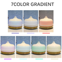 Diffuseur électrique en céramique 500 ml à prix d'usine, diffuseur ultrasonique en céramique, diffuseur d'huiles essentielles en céramique personnalisé OEM pour la décoration intérieure