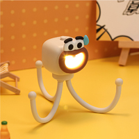 Mini jouet lumière carton unique conception de pieuvre mini lampe à led pour les enfants