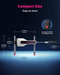 Para <span class=keywords><strong>Mini</strong></span> máquina sexual, consolador de empuje con Control remoto para mujeres, punto G, estimulación <span class=keywords><strong>Anal</strong></span>, enchufe, 10 velocidades, 50dB, caja de Color de ruido - Product Image 6