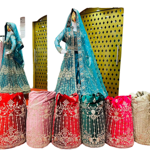 Costume deux pièces décontracté pour homme, longueur régulière, polyester, imprimé numérique, style ethnique indien pakistanais, imprimé rayé, Lehenga - Product Image 2