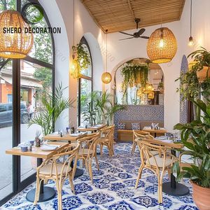 Mostrador personalizado de madera para cafetería de grado comercial a la venta con <span class=keywords><strong>puerta</strong></span> de vidrio, almacenamiento de escaparate de panadería - Product Image 2