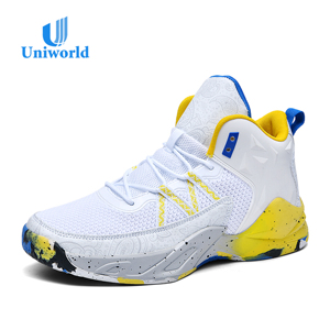 Uniworld-zapatillas de deporte de corte alto para hombre, zapatos deportivos de primera clase, transpirables, informales, personalizados, de fábrica de Vietnam, venta al por mayor - Product Image 2