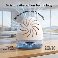 Boîte déshumidifiante réutilisable écologique, déshumidificateur non électrique pour usage domestique, pièges à l'humidité et absorbeurs