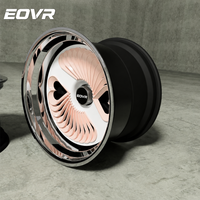 Rines de Aleación Forjados de Lujo Personalizados de 2 y 3 Piezas para Automóvil, 5x114.3, 5x120, 5x130, 5x112, 15, 18, 19, 20, 22, 24, 26 Pulgadas