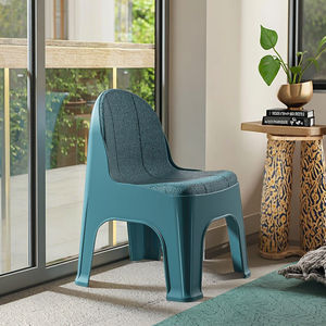 Silla moderna portátil de fábrica al mejor precio Material PP para dormitorio y sala de estar - Product Image 1