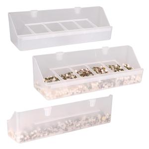 Comedero de Plástico para Palomas y Codornices, 6 Orificios, Antisalpicaduras, Comedero Colgante para Jaulas, Caja de Alimentación para Avicultura - Product Image 4