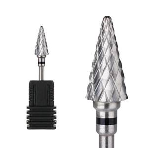 Fraise conique en carbure pour ongles, pour gel, vernis et cuticules, pour machine de manucure électrique - Product Image 4
