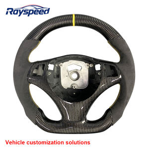 <span class=keywords><strong>Volante</strong></span> de fibra de carbono forjado de cuero con pantalla LED para BMW E60 E39 <span class=keywords><strong>E30</strong></span> E90 E92 E70 E84 E85 E89 E91 M3 M4 2008 2009 2010 2011 - Product Image 4