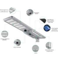 Se han vendido más de 100.000 unidades de farolas solares todo en uno de alta resistencia de 30W, 40W, 60W, 80W, 100W y 120W para proyectos gubernamentales de carreteras públicas.