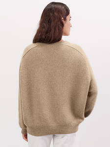 Pullover da <span class=keywords><strong>Donna</strong></span> Produttore in Maglia Morbida a Girocollo Lavabile 100% Cashmere - Product Image 5