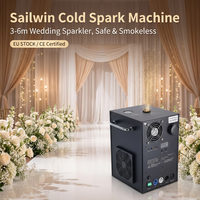 Sailwin 900W 650W DMX 512 Jet Cold Spark Fountain, Machine à Étincelles Froides Pyrotechniques Blanches pour Scène et Mariage