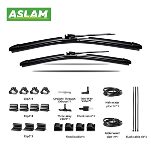Lame d'essuie-glace professionnelle ASLAM, performance longue durée, nettoyage en douceur, compatible avec la plupart des voitures - Product Image 2