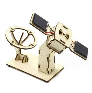 Science and technology small production steam science experiment space satellite solar energy model
