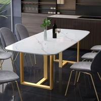Table à manger triangulaire moderne en acier au carbone sur mesure avec pieds de table, support et cadre de table basse/bureau