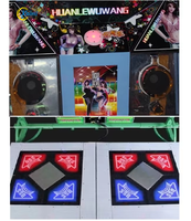 Machine de danse d'arcade Kaimi Amusement à monnayeur, simulateur de musique, modèle Steel 2 joueurs