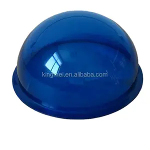 Acrylic bán cầu plexiglass bụi che, đầy màu sắc hình bán nguyệt, PMMA toàn cầu rõ ràng thực phẩm Dome vòng nhựa ánh sáng đèn