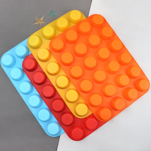 24 Mini Cupcake Pan Silicone khuôn mẫu 100% cấp thực phẩm BPA-free Forma de Silicone Muffin Pan khuôn bánh công cụ silikon hình thức - Product Image 2