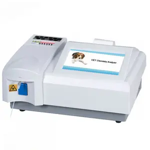 Analyseur de chimie semi-automatique facile à utiliser analyseur de test sanguin de laboratoire vétérinaire