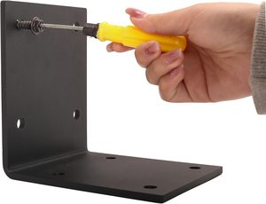 Heavy Duty acciaio L staffa ad angolo retto, rinforzo angolare per legno connettore mensole supporto legno - Product Image 2