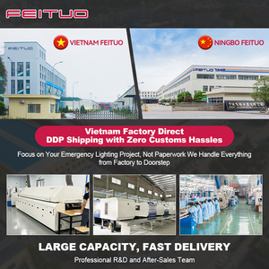 उच्च गुणवत्ता यूनिवर्सल एलईडी रिचार्जेबल आपातकालीन प्रकाश उल सूचीबद्ध JLEU9 - Product Image 4