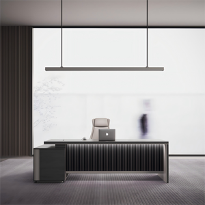 Bureau de direction moderne et élégant, ambiance haut de gamme, bureau professionnel, table de patron - Product Image 4