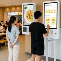 Kiosque en libre-service LIVERDOL I7/i5 avec imprimante 80 mm, NFC, WiFi, haut-parleur, SDK et POS pour les restaurants de restauration rapide/cafés
