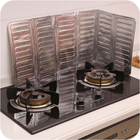 Nouvelle plaque de protection anti-éclaboussures d'huile en aluminium pour cuisinière, accessoire de cuisine créatif, pare-éclaboussures de chaleur pour la cuisson