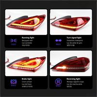 Pour OLIVER Modern Rohns Coupe, ensemble de feux arrière LED, modèle 09-13, feux arrière à clignotants séquentiels LED modifiés