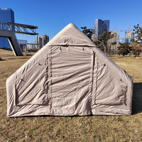 Venta al por mayor de aire inflable cabina Casa Refugio tienda de campaña portátil impermeable inflable casa tienda de aire