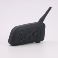Casque Bluetooth pour moto Toucare V6, interphone pour 6 personnes, IP67, haute qualité, autonomie ultra-longue, réduction du bruit