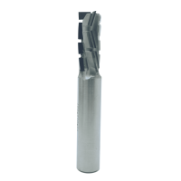 Fraises à bout en diamant et carbure Bushwalk, revêtement TiCN, 65HRC, fraises PCD, outils de fraisage MCD, fraises de routeur CNC pour bois dur et carton, 12,7 mm