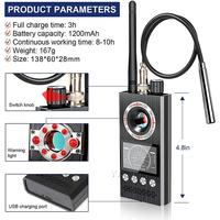 Traceur GPS K68 pour voiture, anti-espionnage, détecteur caché, détecteur de bug RF, scanner d'appareil d'écoute, caméra, détecteur de bug réseau GSM