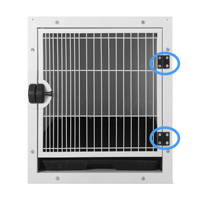 Cages pour animaux de compagnie en acier inoxydable, grande taille, 3 niveaux, pour chats et chiens, cages vétérinaires pour chats et chiens