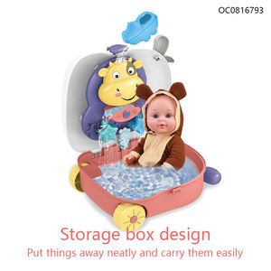 Jouets de bain pour enfants pas cher poupées bébé garçon <span class=keywords><strong>reborn</strong></span> prendre soin de l'ensemble avec accessoire - Product Image 3