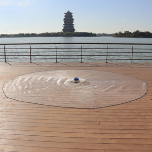 Chất lượng cao 12ft 1/4 "1.25lb <span class=keywords><strong>Nylon</strong></span> Monofilament chì Chain Sinker đáy túi Fishing Cast <span class=keywords><strong>Net</strong></span> - Product Image 2