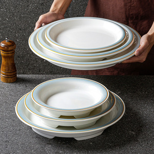 Xiangyuan <b>melamine</b> tableware <b>plates</b> for commercial use, including hot pot dishes, hotel and restaurant dishes, stir-fry and - Product Image 2
