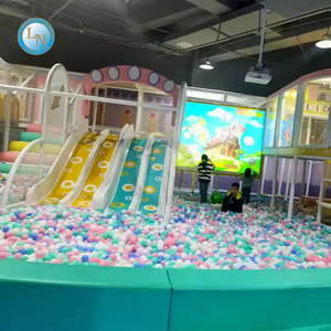 Nuevo diseño colorido niño interior suave juego niños interior patio personalizado suave juego equipo niños toboganes interior - Product Image 5