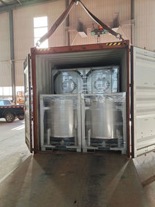 Cuve fourre-tout personnalisée 1000L Conteneur de stockage d'acide acétique glaciaire chimique cylindrique en acier inoxydable - Product Image 3