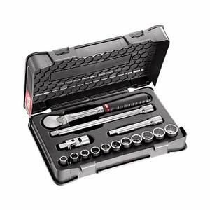 Jeu de douilles 1/2 pouce, 13 pièces, kit d'outils pour réparation automobile - Product Image 1