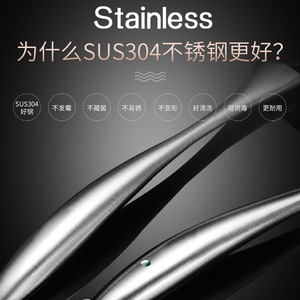 Juego de cucharas de silicona de acero inoxidable con cuchara antiadherente y espátula para cocinar, utensilios de cocina resistentes al calor y antideslizantes - Product Image 5