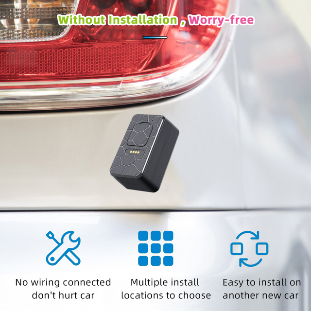 Real Time Gps Announcer Voice Gsm Magnetic Spy Listener Mini Tracker Sd Card Sim Microphone and Listening Devices for Vehicle