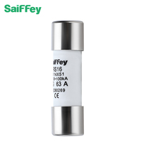 Fusible céramique Saiffey AC R016 63A RT18-32/32X, porte-fusible sur rail DIN, 500V, fusible cylindrique à action lente, fabricant