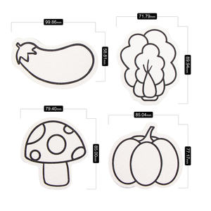 Forma personalizada DIY tridimensional espuma textura pintura mano-color Graffiti compresión madera pulpa algodón lavado esponja - Product Image 5